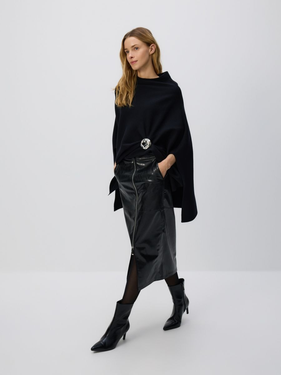 חצאית מידי עם רוכסן main product photo