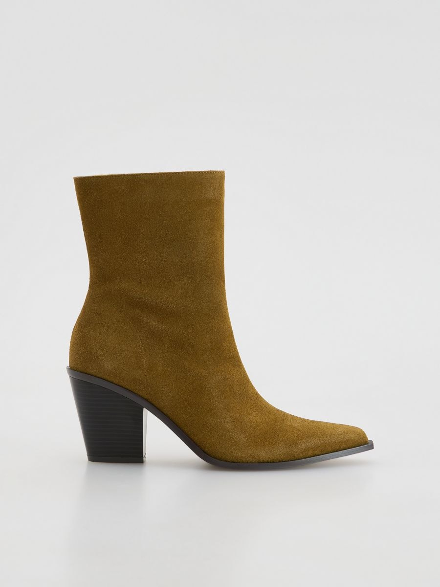 מגפוני עקב מעור זמש main product photo