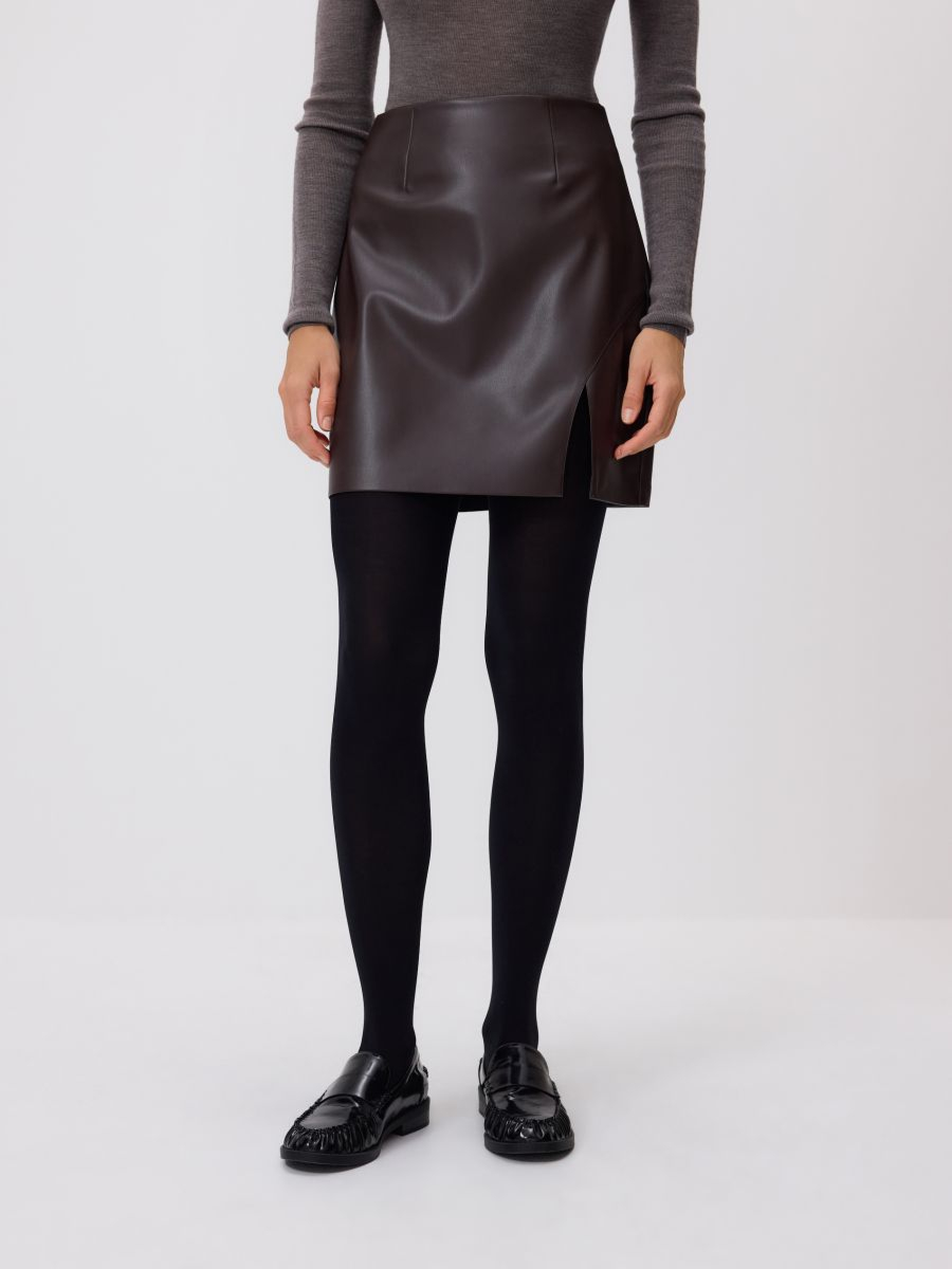 חצאית מיני דמוי עור main product photo