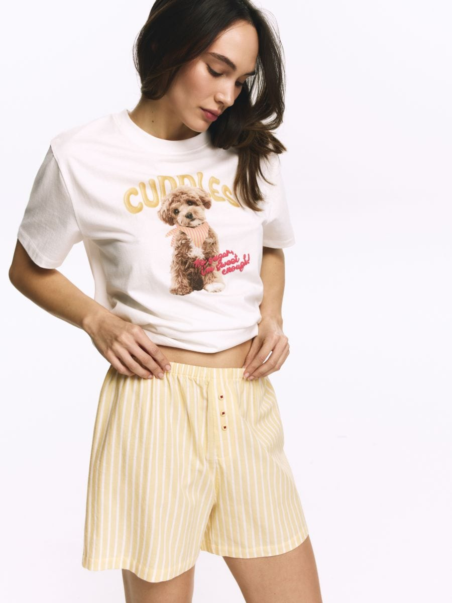 סט פיג'מה פודל שני חלקים