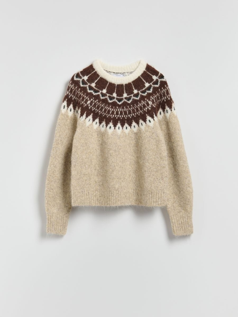 סוודר בתערובת צמר main product photo