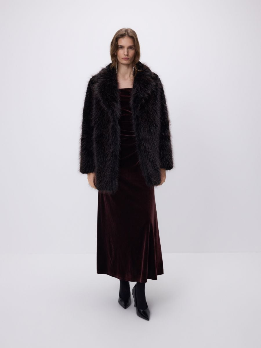 שמלת קטיפה מקסי main product photo