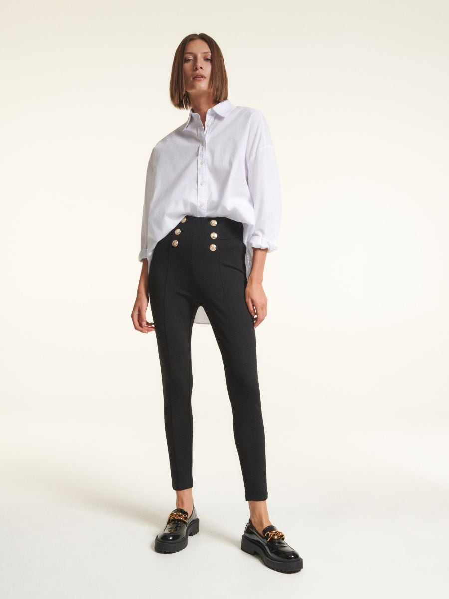 מכנסיים עם כפתורים ויסקוזה main product photo