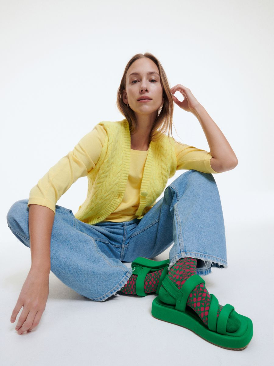 חולצת בייסיק ג'רסי חלקה main product photo