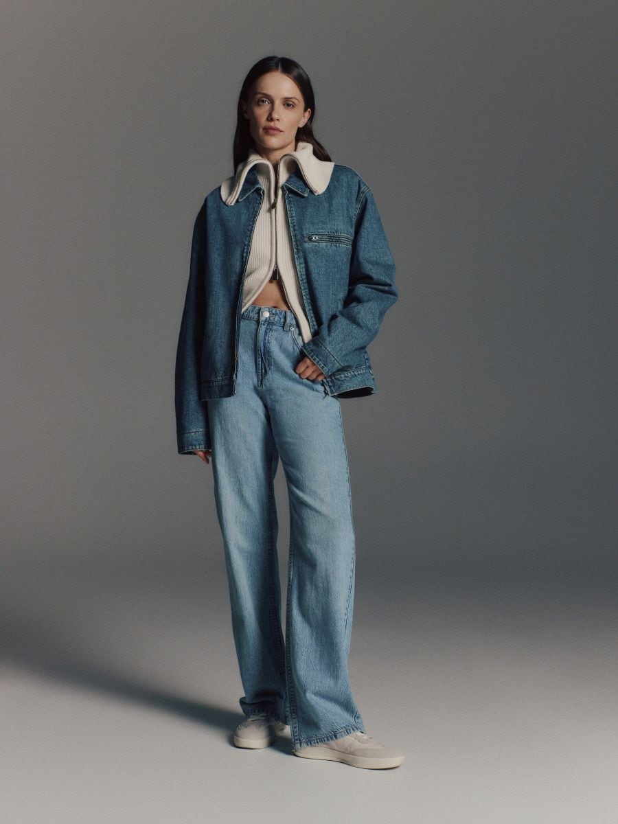 מכנסי ג'ינס גזרה ארוכה main product photo