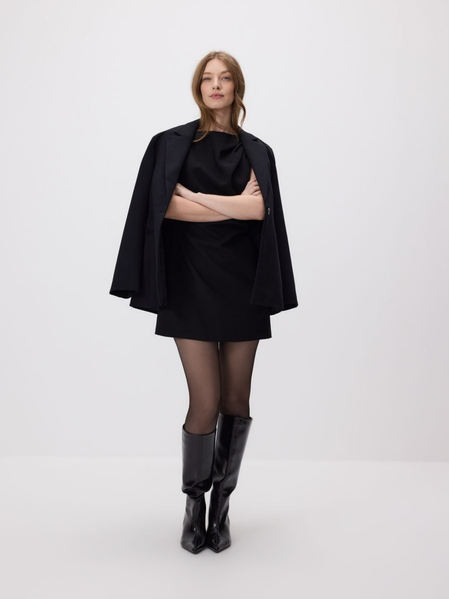 שמלת מיני עם כיווצים main product photo