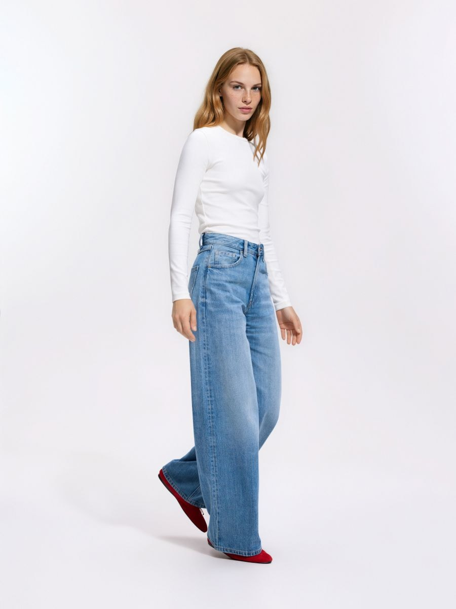 ג'ינס WIDE LEG