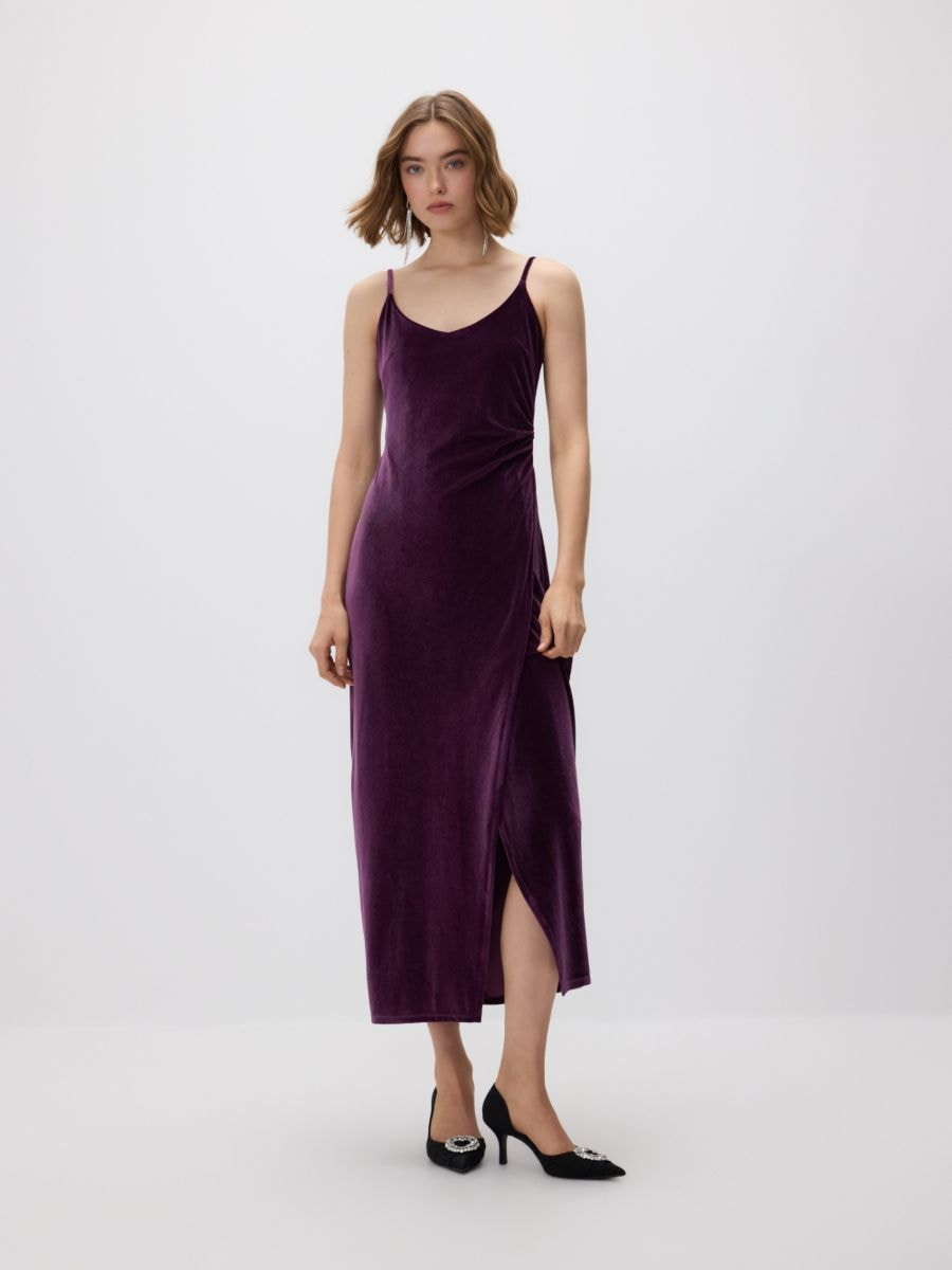 שמלת מידי עם שסע main product photo