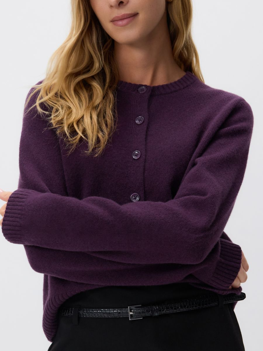 קרדיגן צמר עם כפתורים main product photo