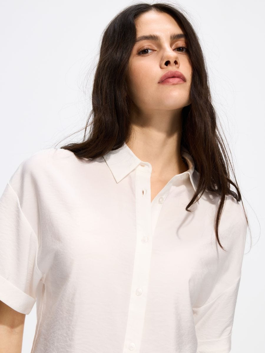חולצת ויסקוזה שרוולי קימונו main product photo