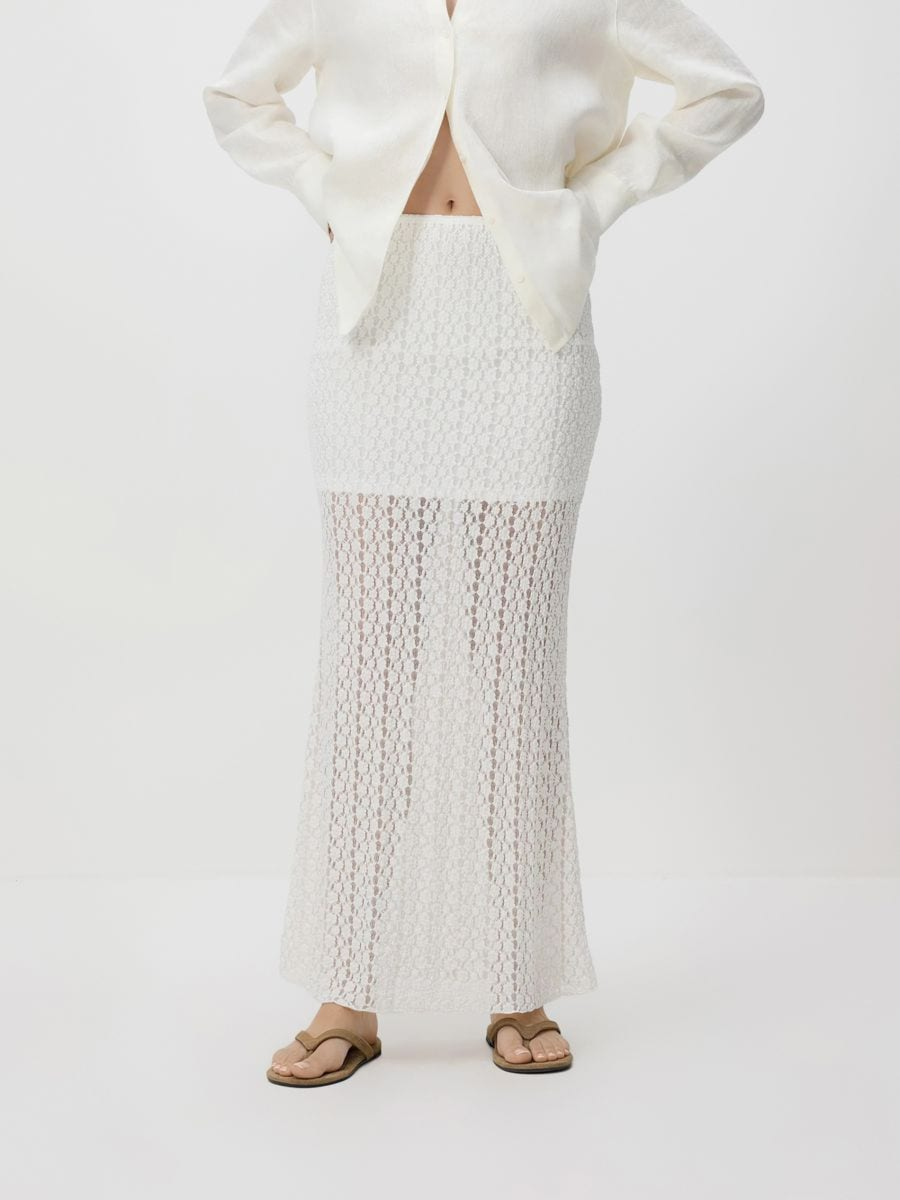 חצאית מקסי תחרה