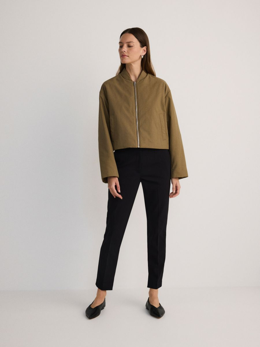 מכנסיים ארוכים סיגר עם קפל מוחלק main product photo