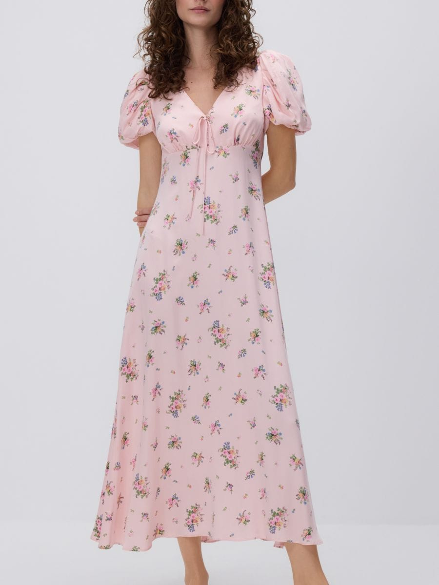 שמלה פרחונית