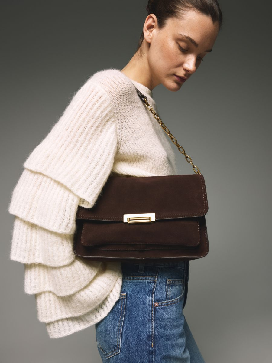 תיק כתף זמש main product photo