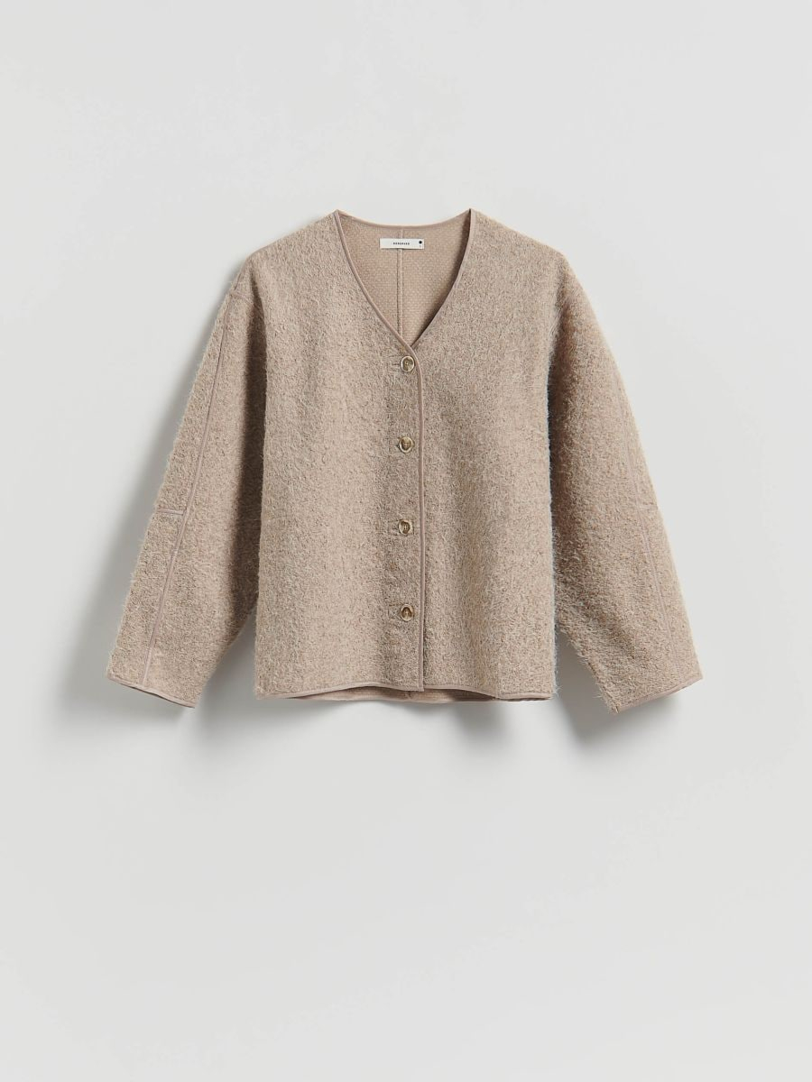 בלייזר טקסטורה עם כפתורים main product photo