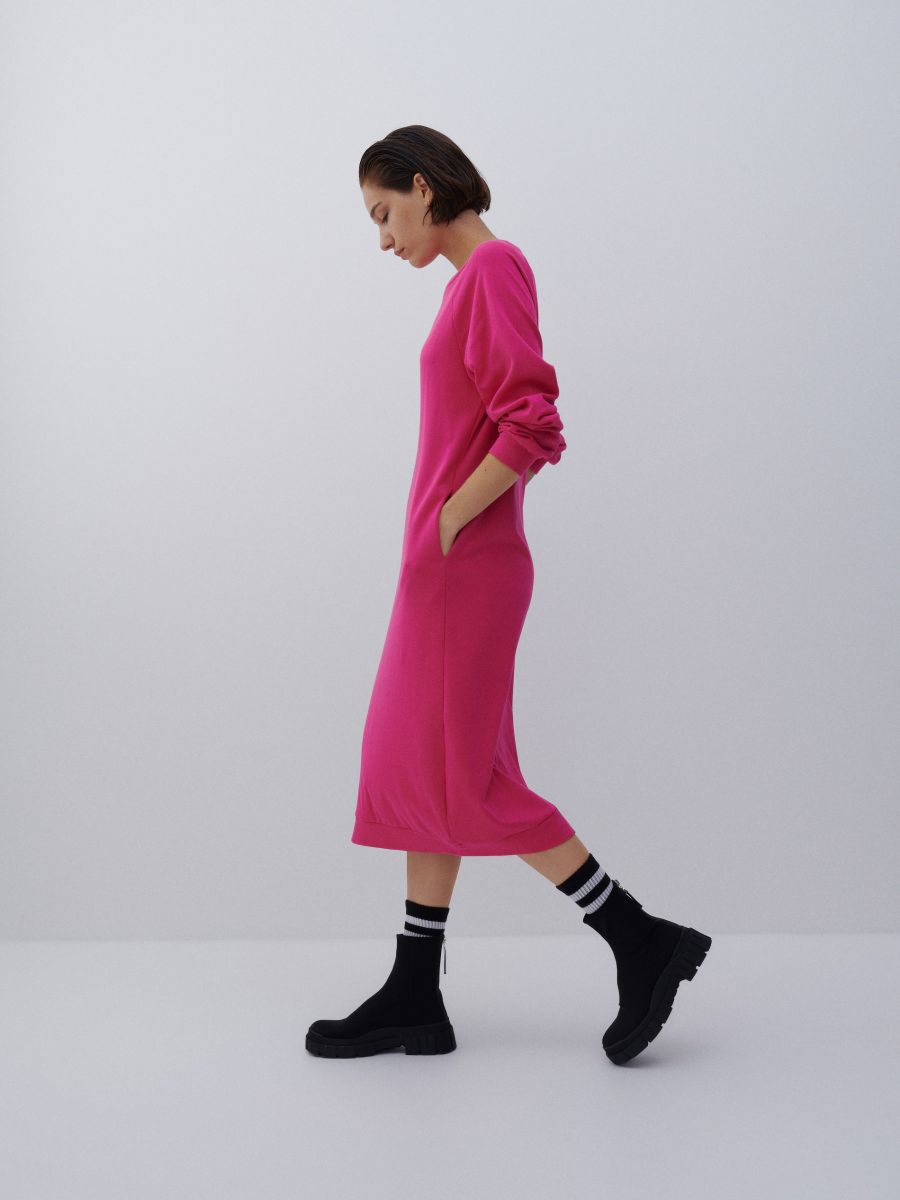 שמלת סווטשירט פוקסיה main product photo