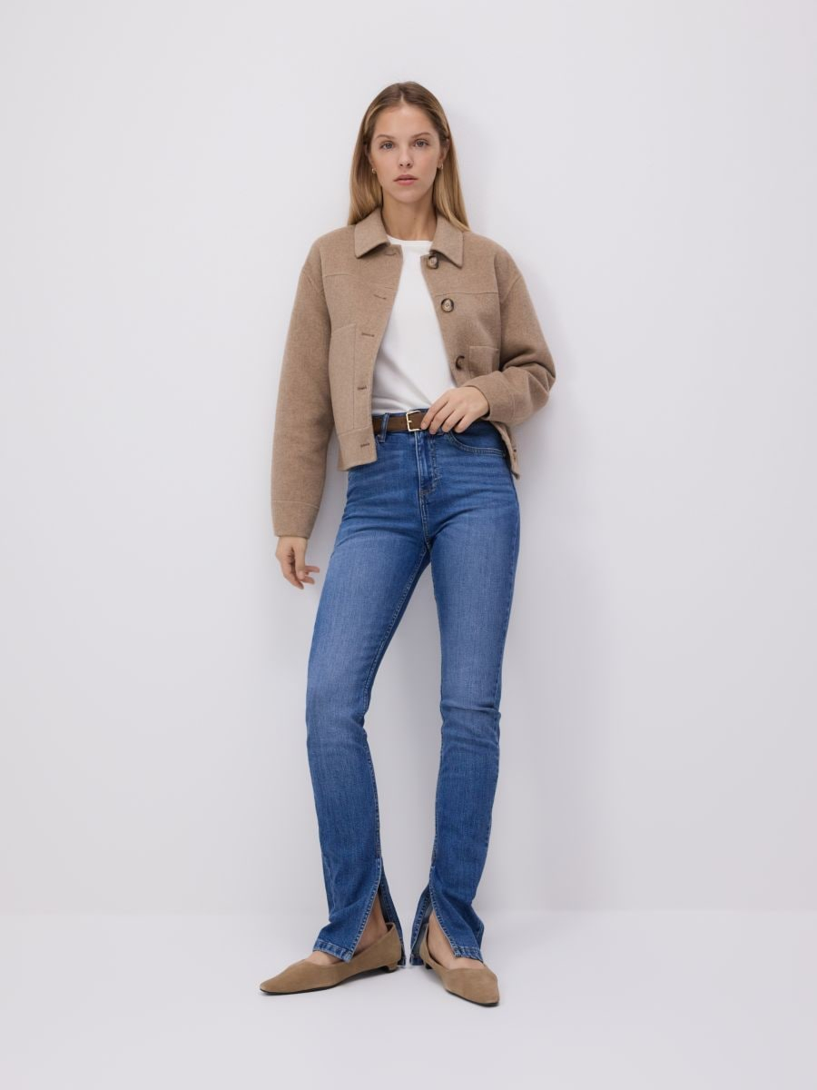 ג'ינס סקיני בגזרה גבוהה. main product photo