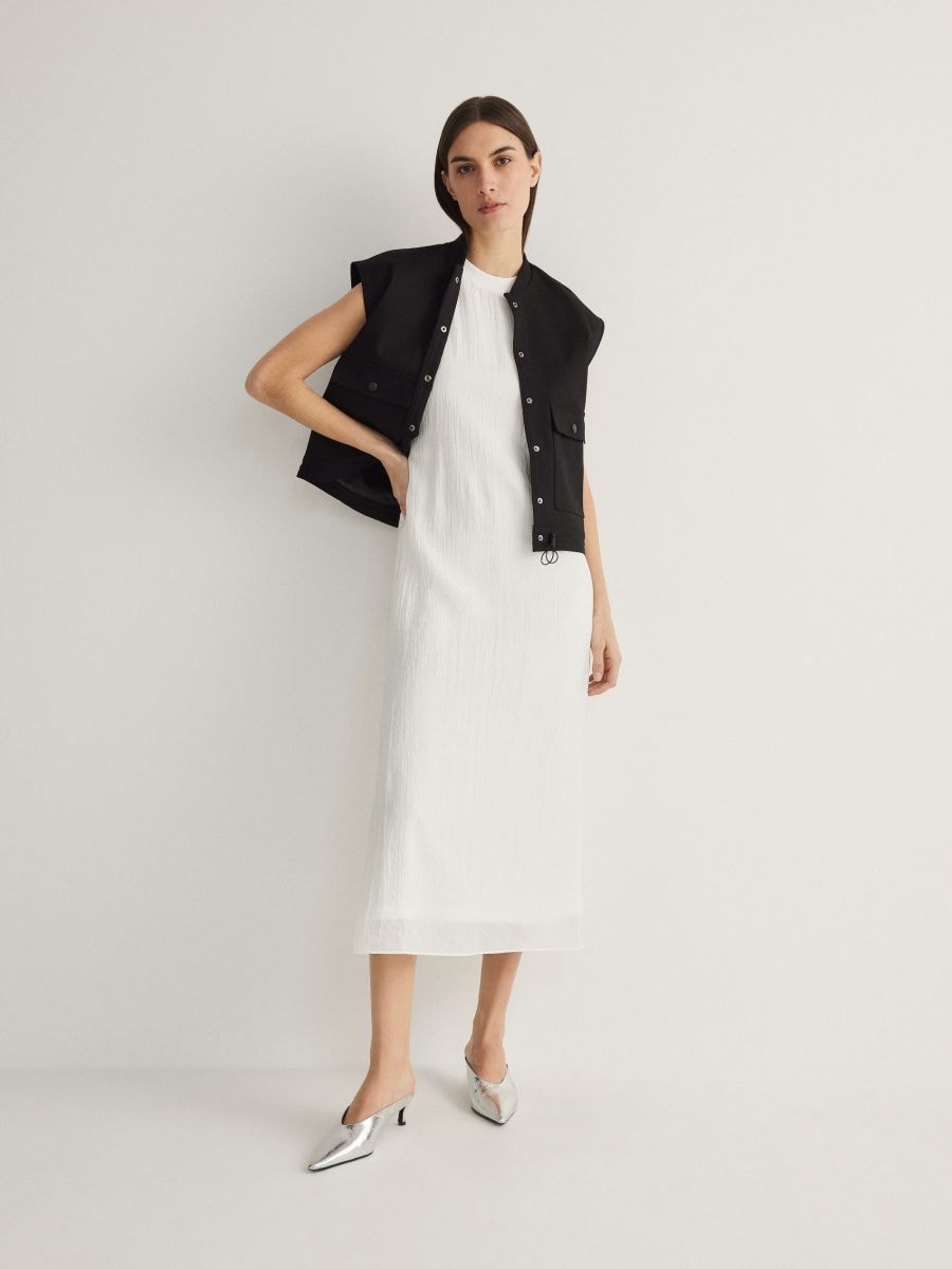 שמלה ללא שרוול בשילוב ויסקוזה main product photo