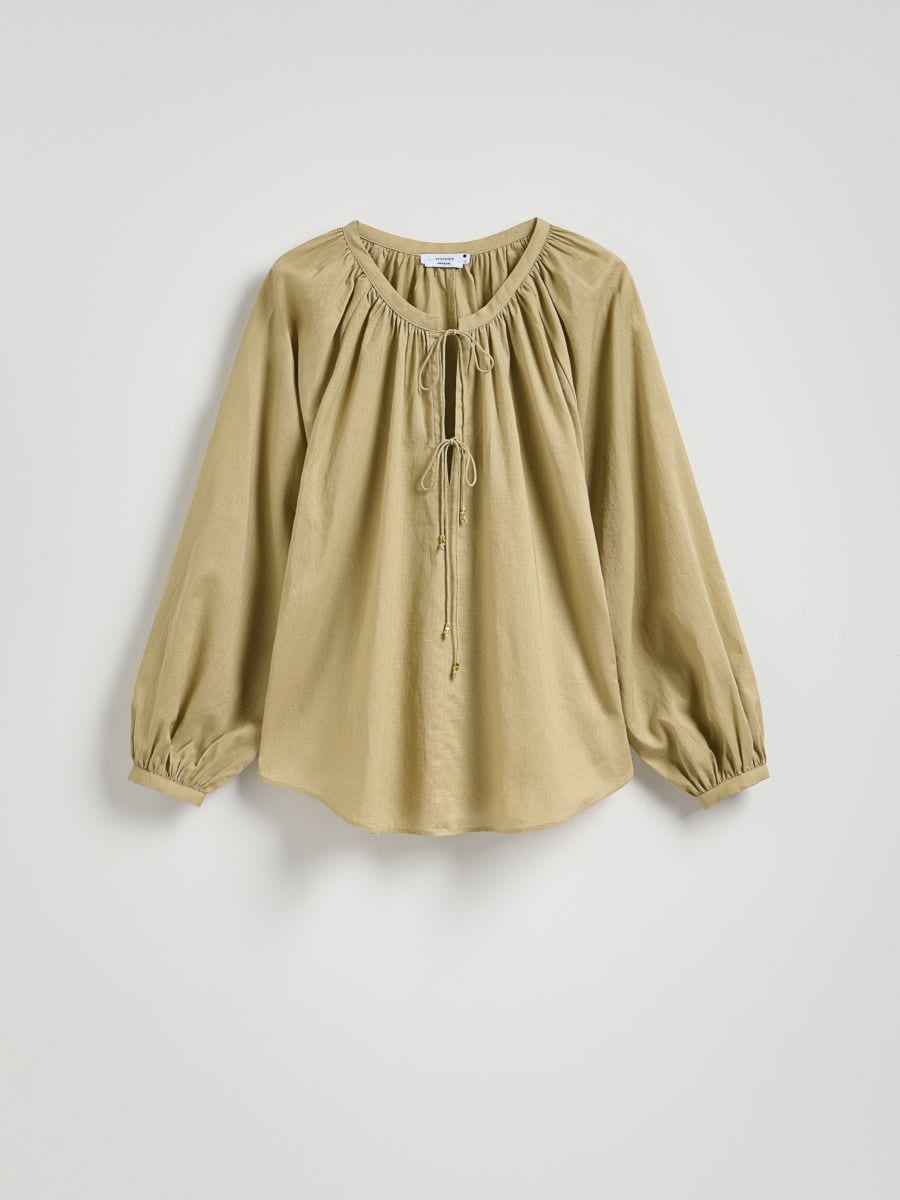 חולצה מתערובת פשתן main product photo