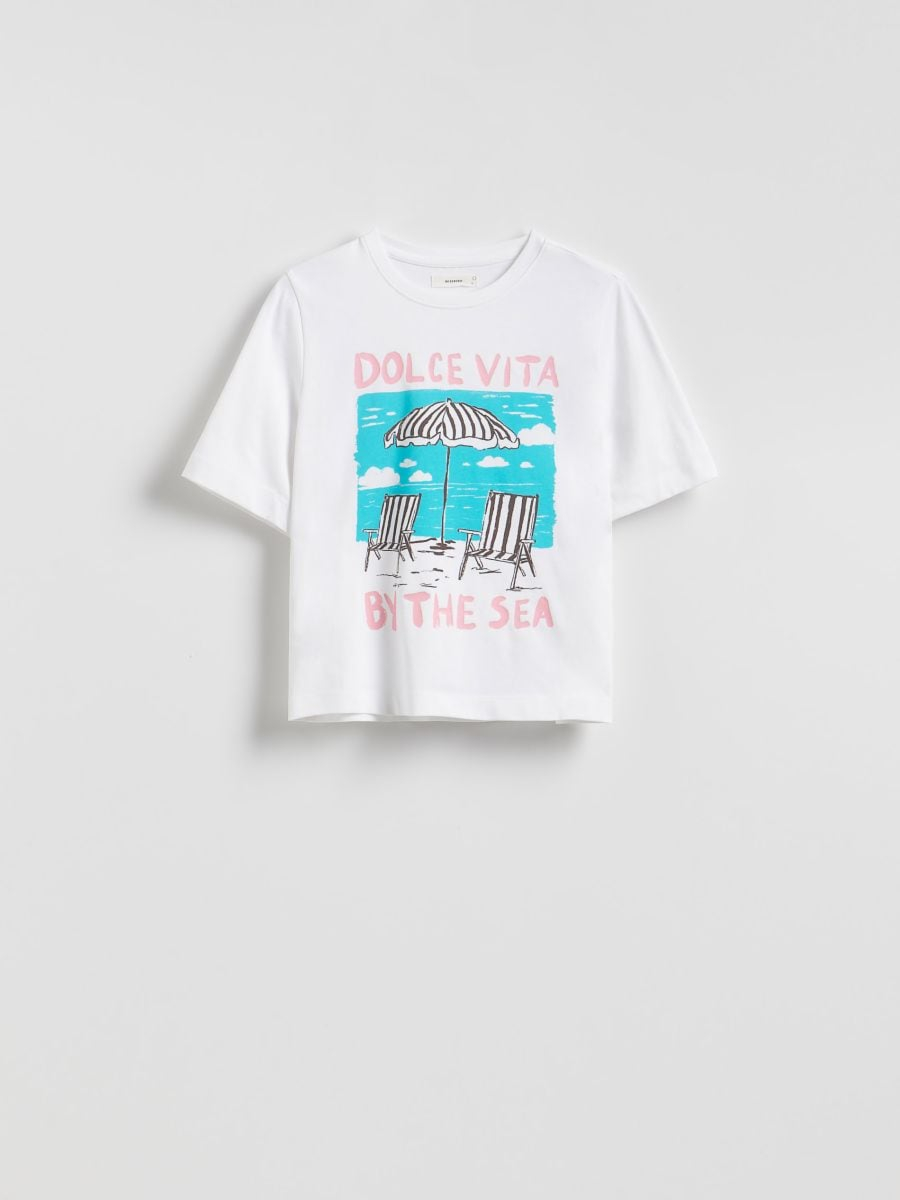 טי-שירט כותנה עם הדפס main product photo