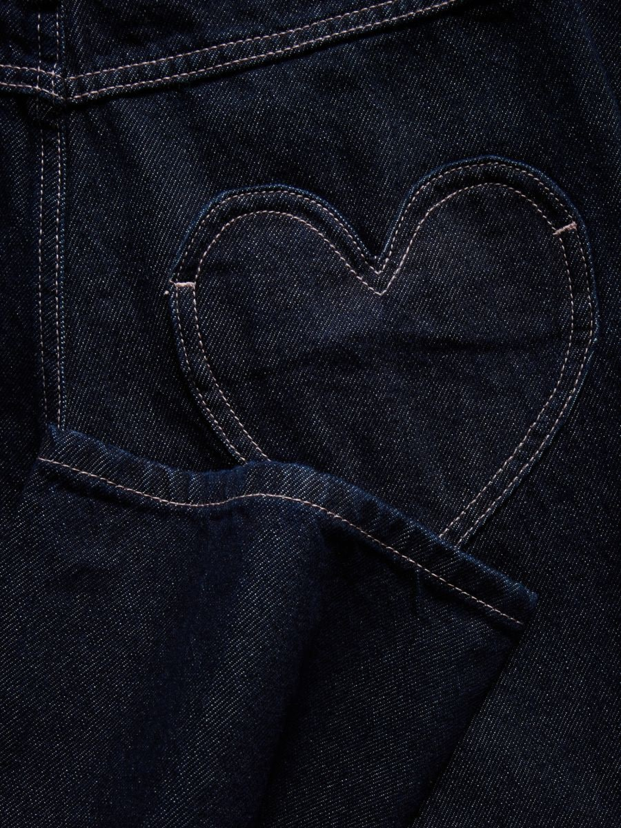 ג'ינס Staight leg עם כיסי לבבות main product photo