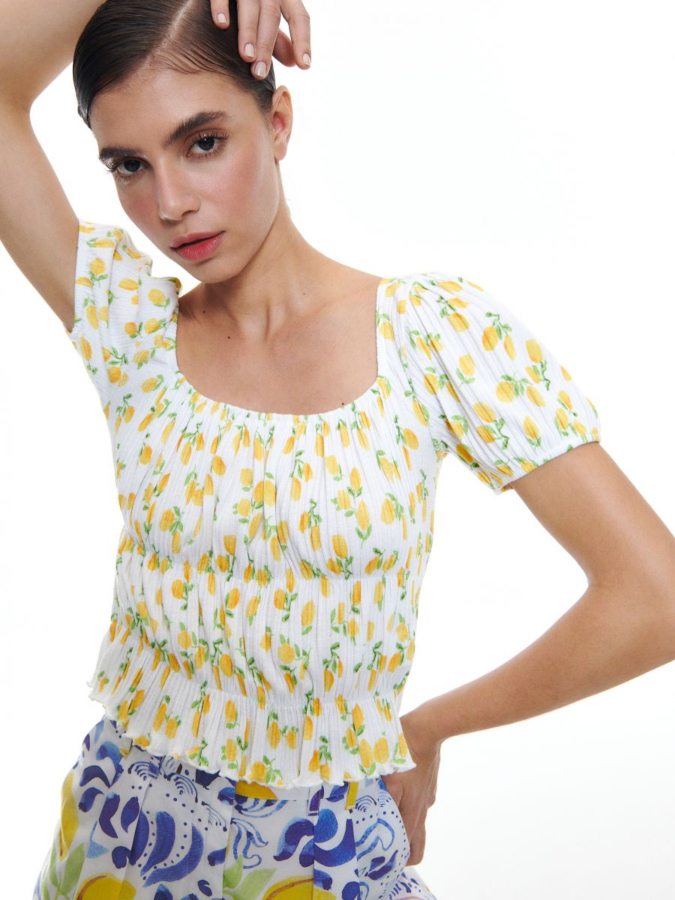 חולצה מעוצבת לימונים