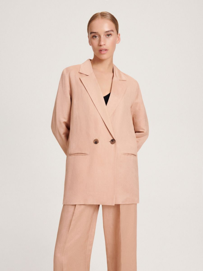 בלייזר פשתן ויסקוזה