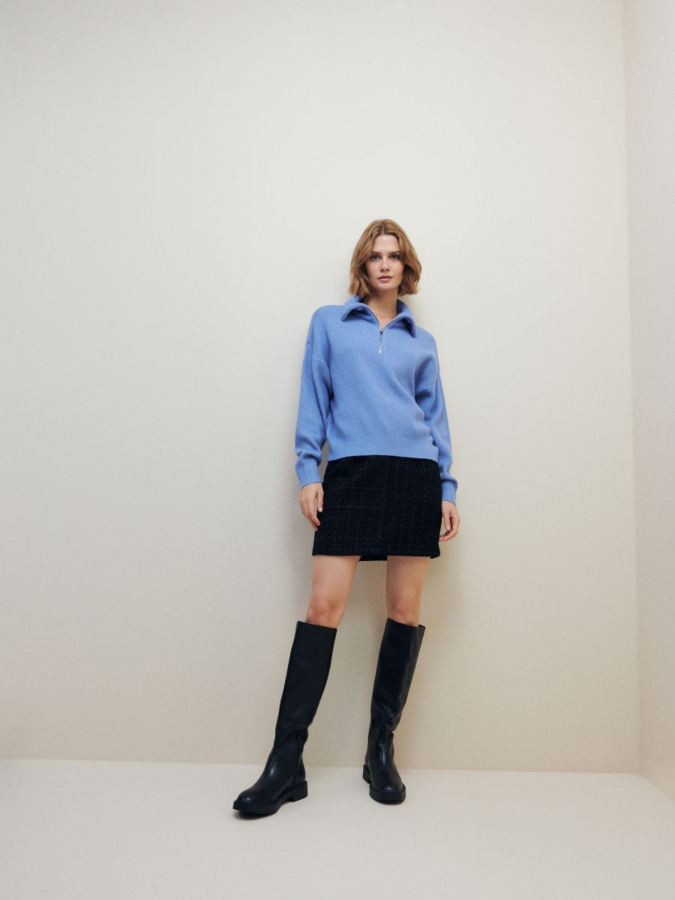 חצאית מיני טוויד