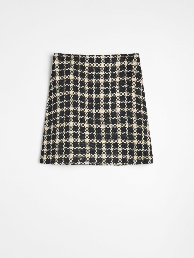 חצאית מיני משבצות