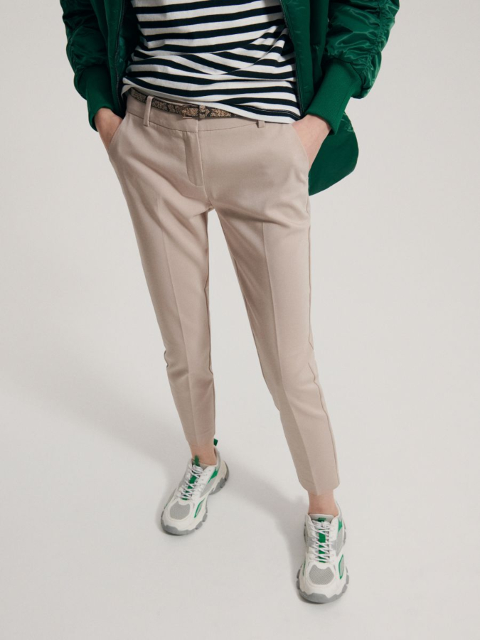 מכנסי סיגר עם חגורה