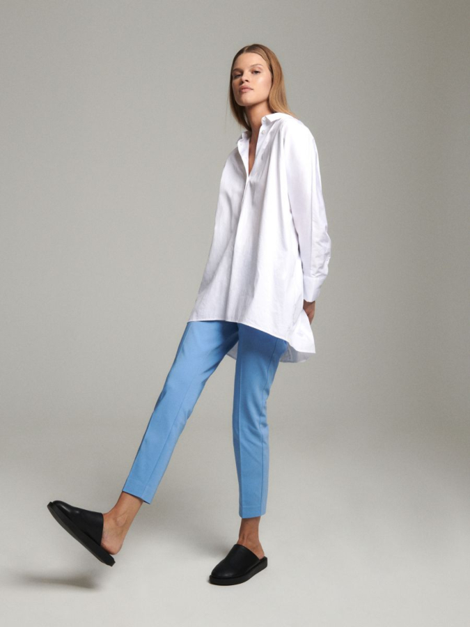 מכנסי סיגר עם חגורה