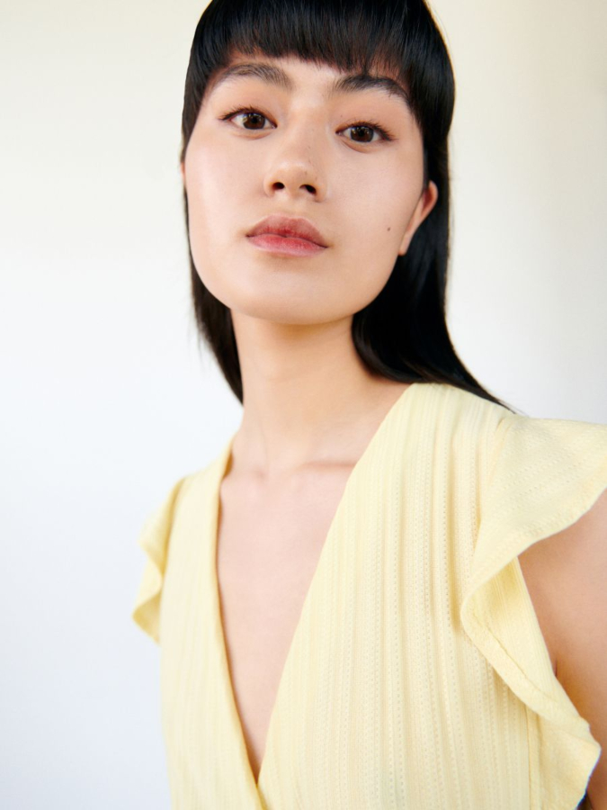 שמלת מידי לנשים עם קשירה