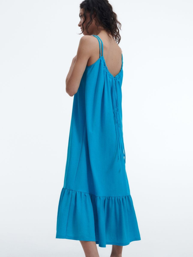 שמלת ג'רסי עם מלמלה