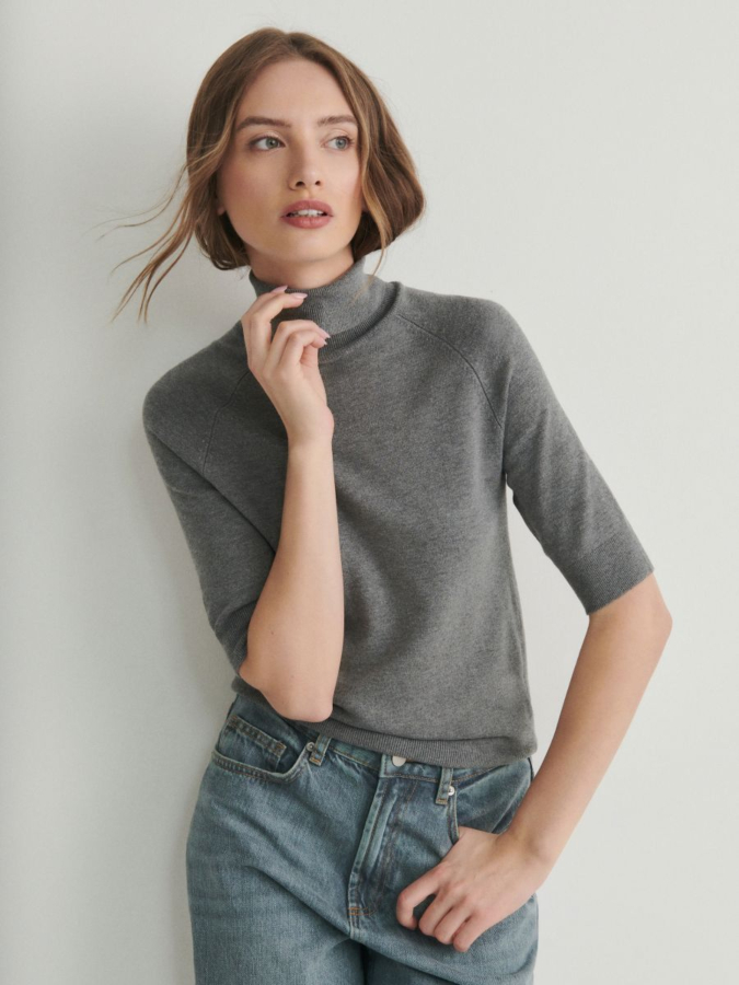 סריג צווארון גולף