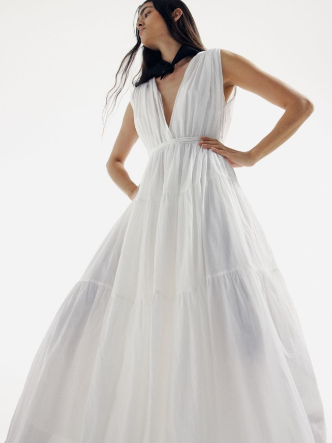 שמלה חגיגית לבנה