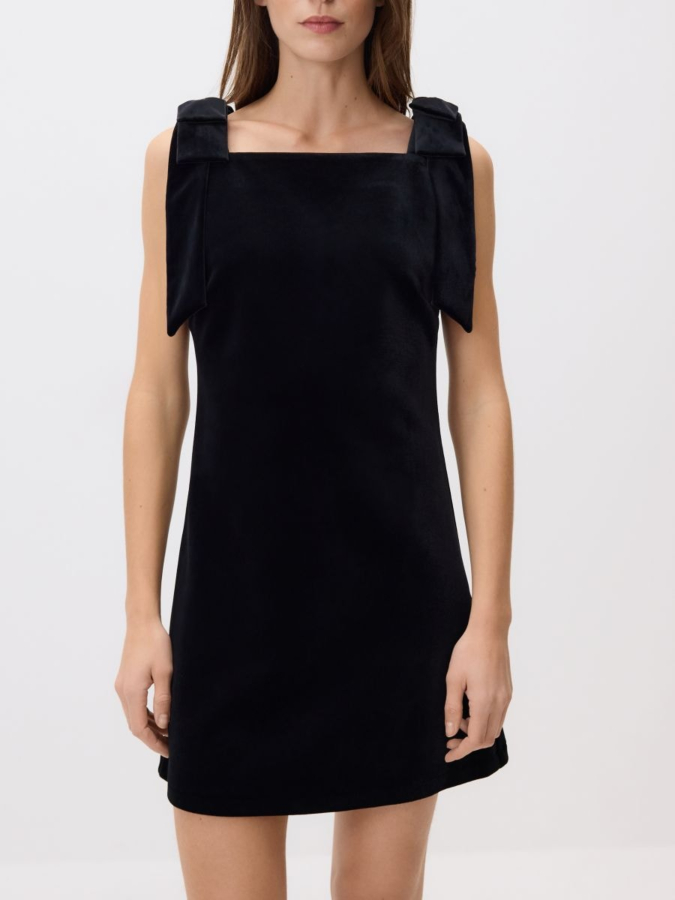 שמלת מיני קטיפה