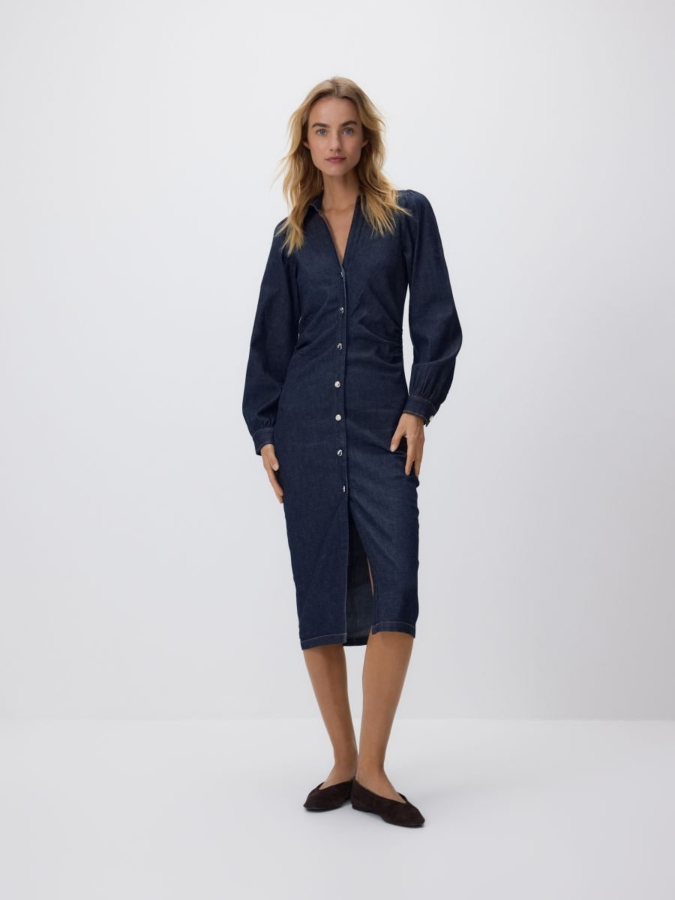 שמלת ג'ינס מידי