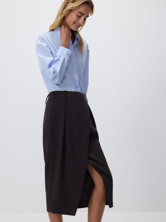 חצאית מעטפת מידי