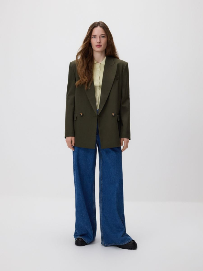 ג'קט רכיסה מוצלבת