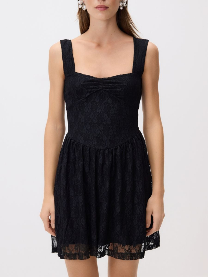 שמלת מיני תחרה