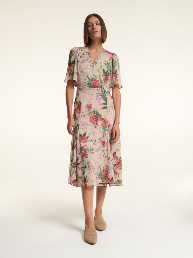 שמלה בדוגמת פרחים