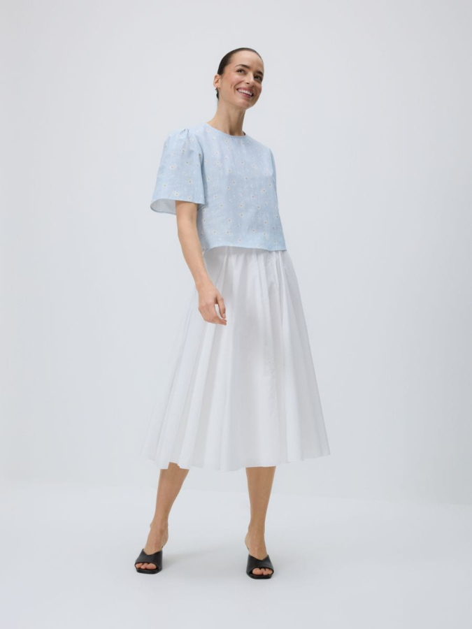 חצאית מידי כותנה