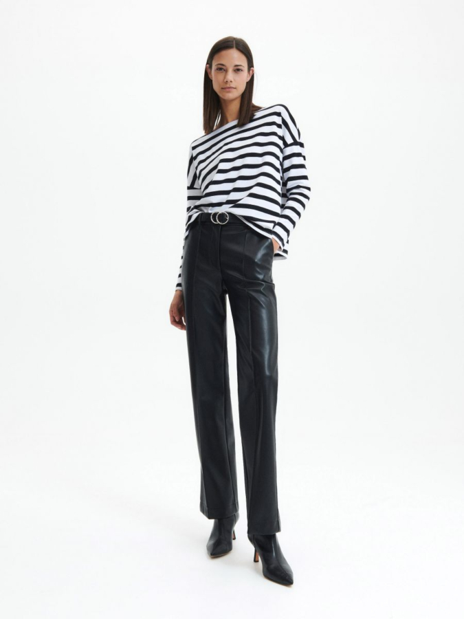 חולצת בייסיק ארוכה כותנה