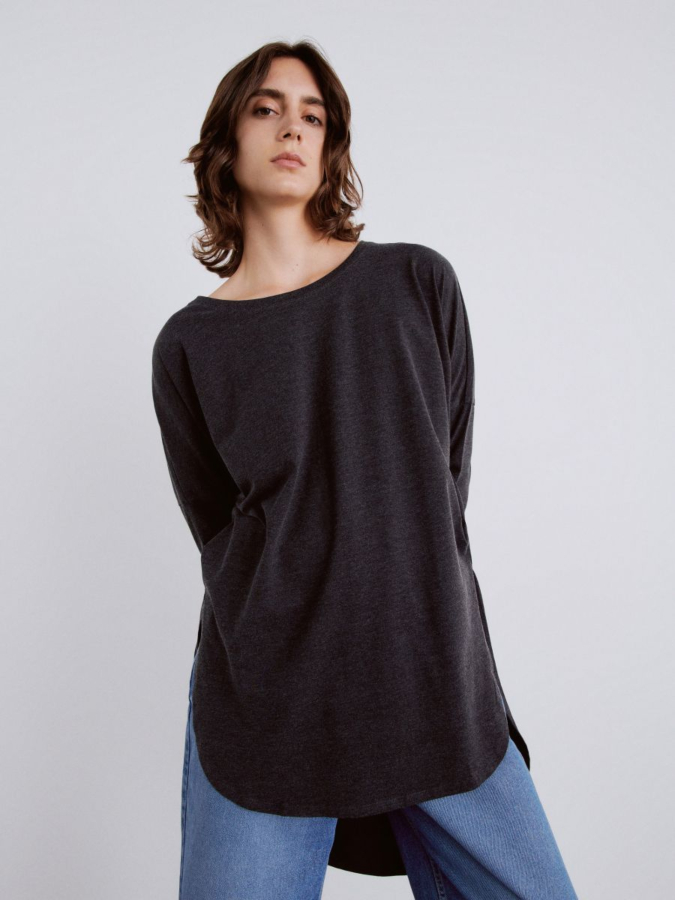 חולצת טי 3/4 אוברסייז