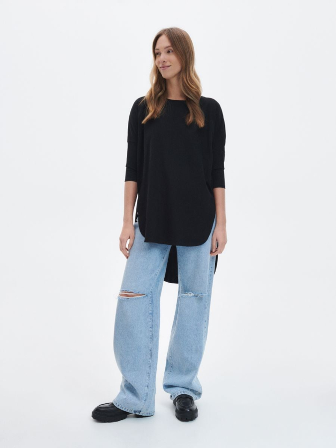 חולצת טי 3/4 אוברסייז