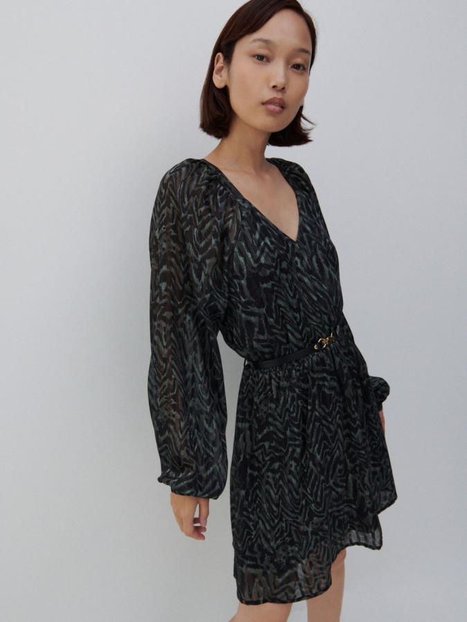 שמלת נשים עם חגורה