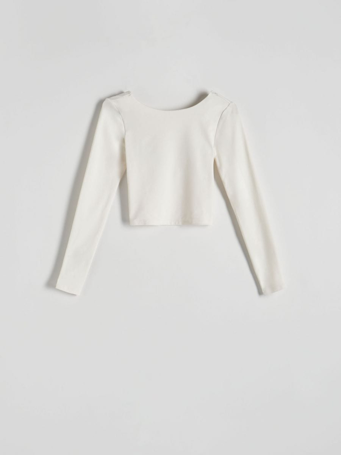 טופ צמוד עם גב פתוח