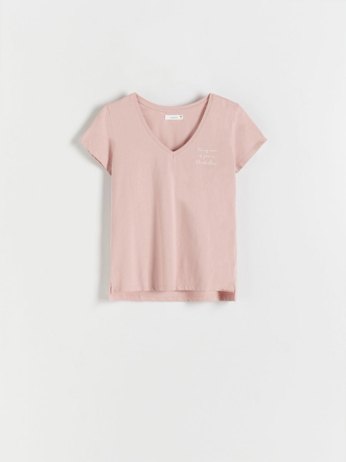 חולצת טי מחשוף וי