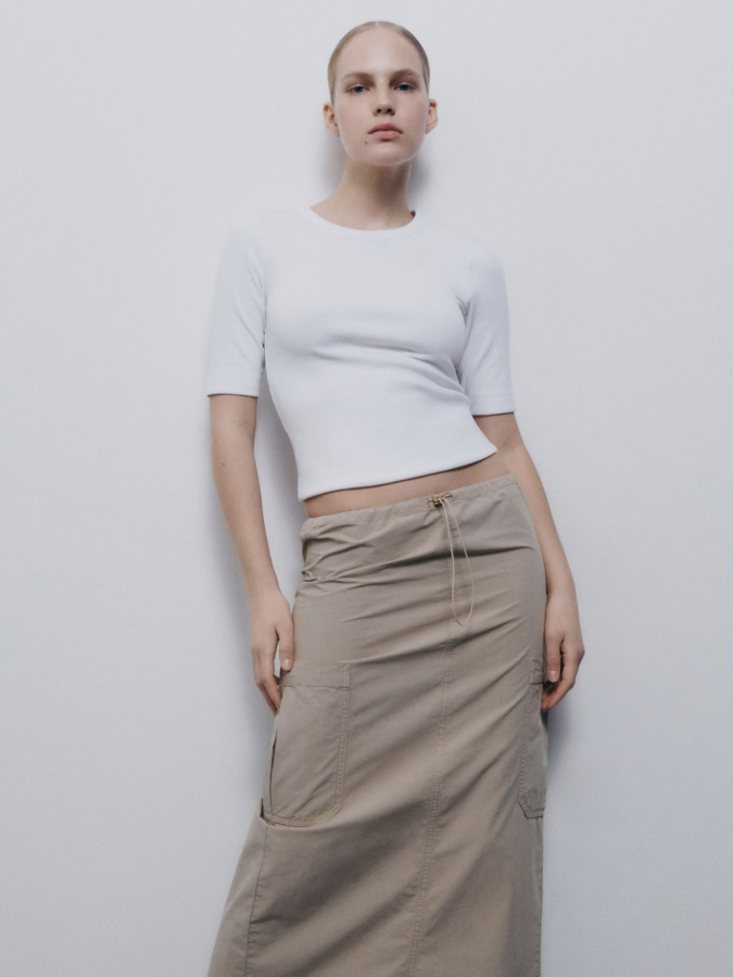 טי שירט בייסיק חלקה SLIM