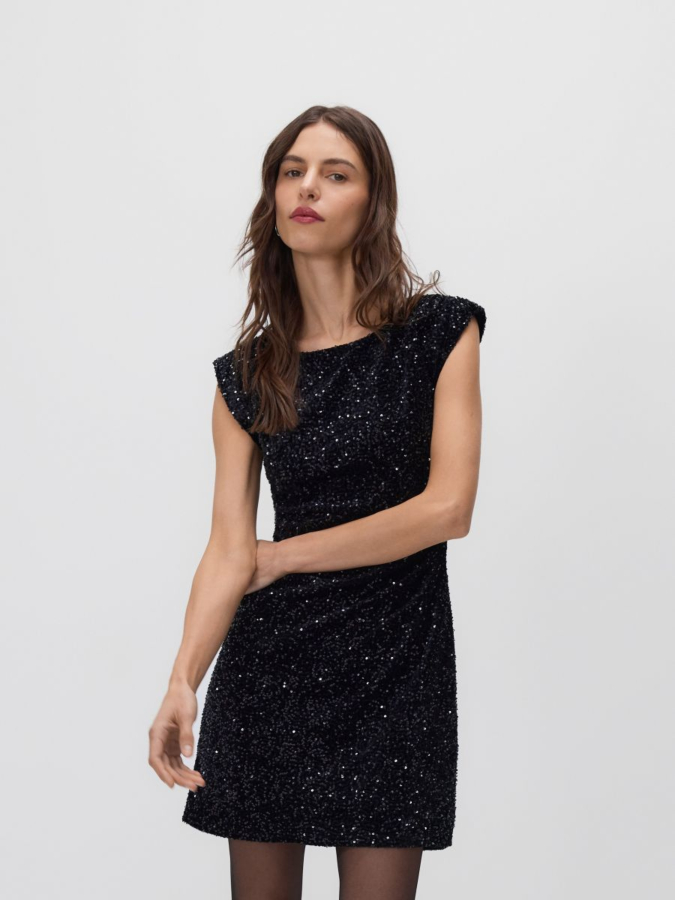 שמלת מיני פאייטים